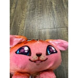 Cookeez Makery Pink Orange Donut Pig Scented Plush Moose Toys with sound 6"